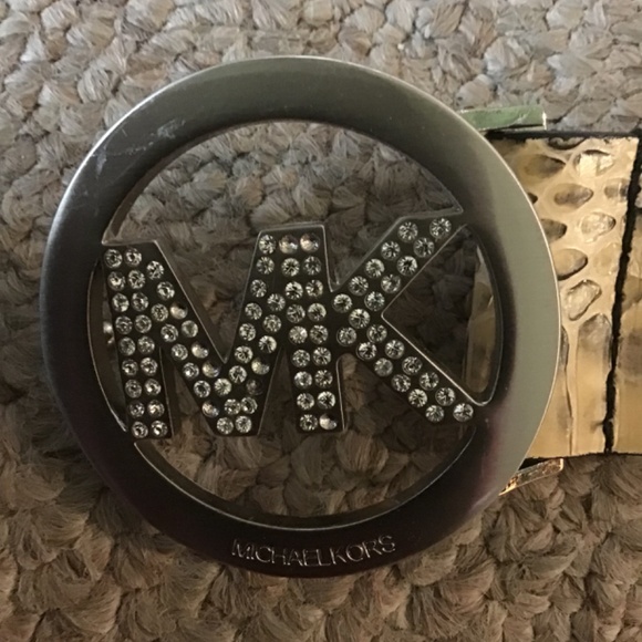 Michael Kors Belt, size is 40” long”, snake print with studs - Picture 8 of 8